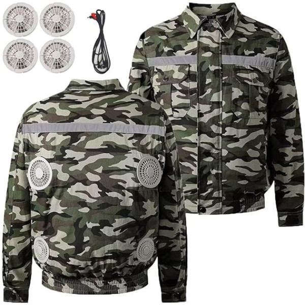 Air Cooling Jacket with Quad Fans